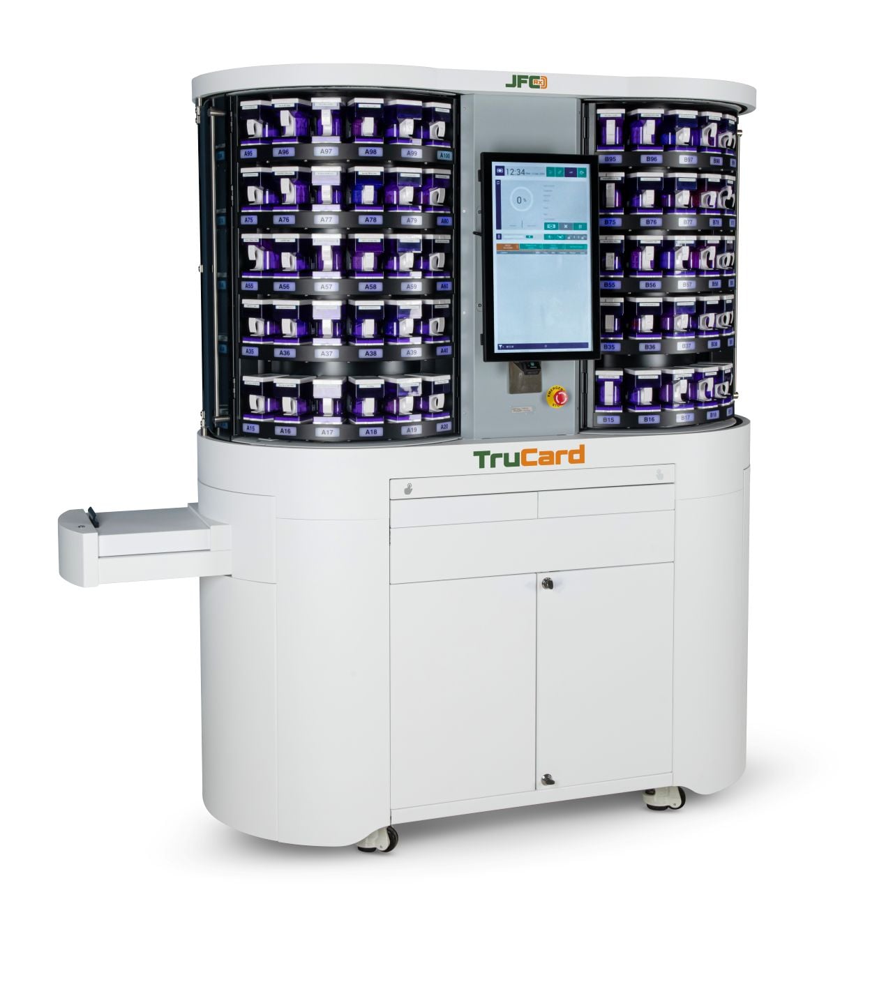 JFCRx TruCard automated blister card filling system at Anchor Drugs Pharmacy